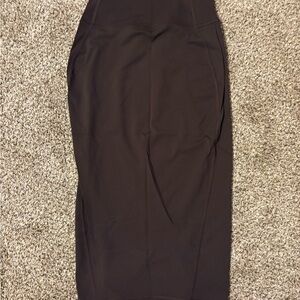 Lululemon Athletica Brown Pencil Skirt